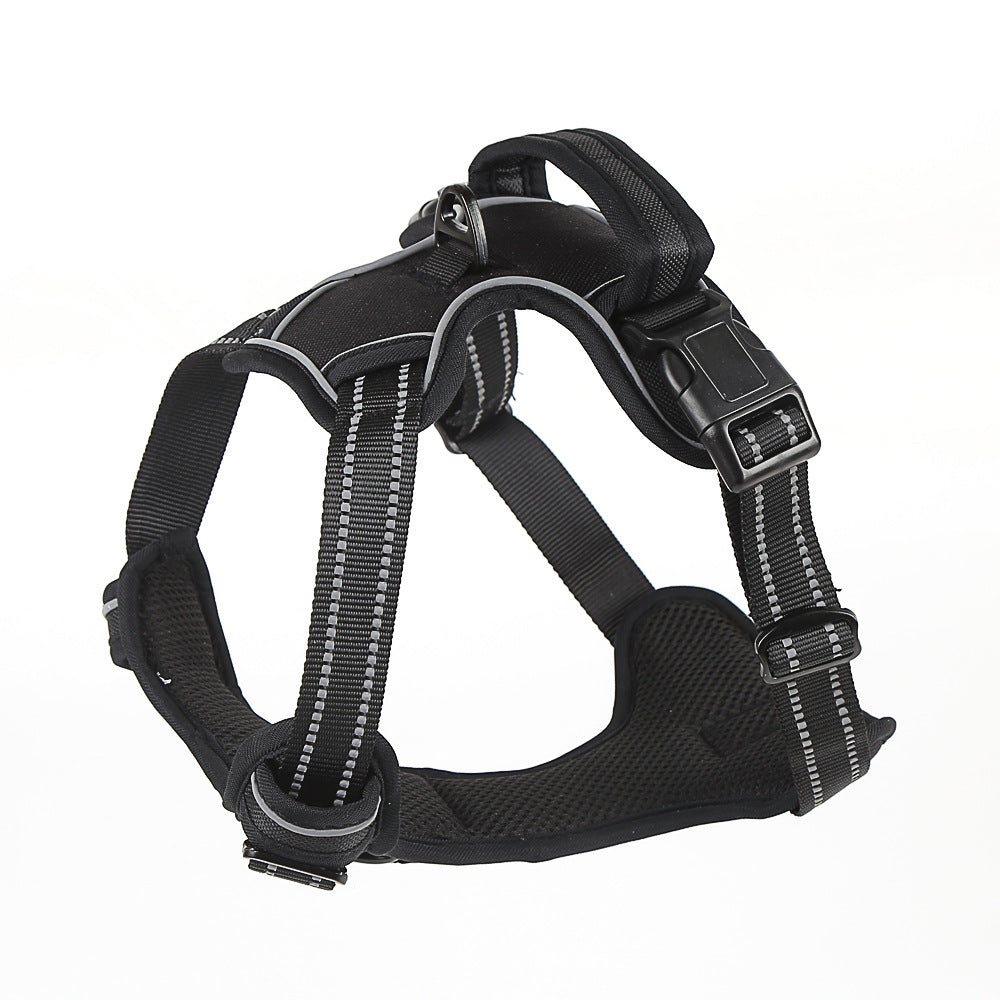 Dog Harness No Pull Breathable Reflective Pet Harness Vest - happyshop365247