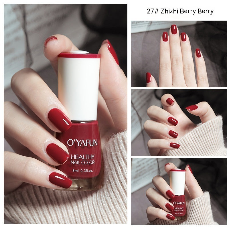 Nail Polish New Water-based Long-lasting Quick-drying Transparent - happyshop365247