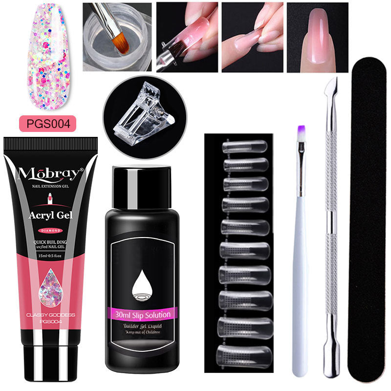 7-Piece Nail Art Crystal Extender Set - happyshop365247