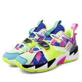 Flying Woven Surface Youth Basketball Shoes High-top Men And Women - happyshop365247