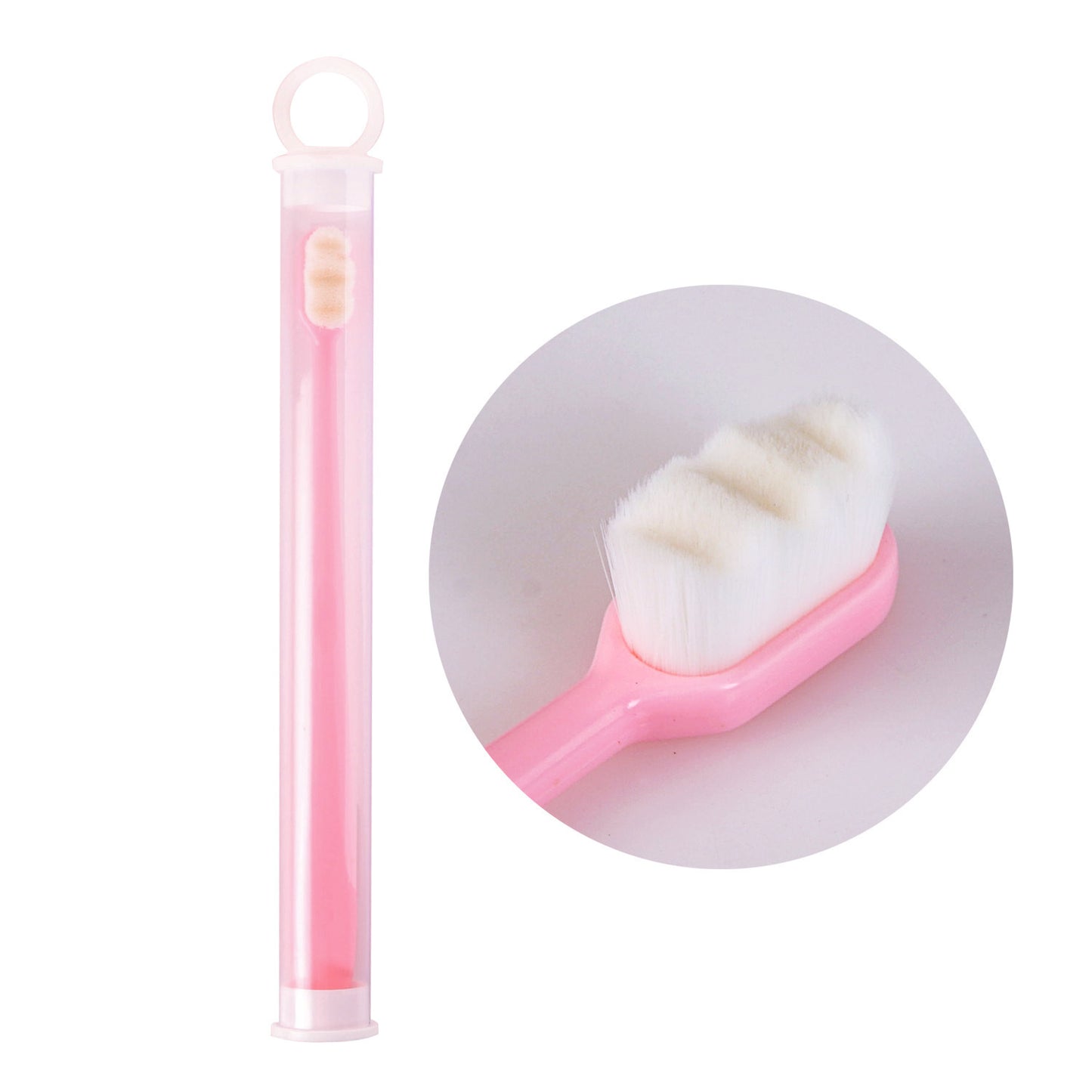 Ultra-fine Toothbrush Super Soft Bristle Deep Cleaning Brush Portable For Oral Care Tools Teeth Care Oral Cleaning Travel - happyshop365247