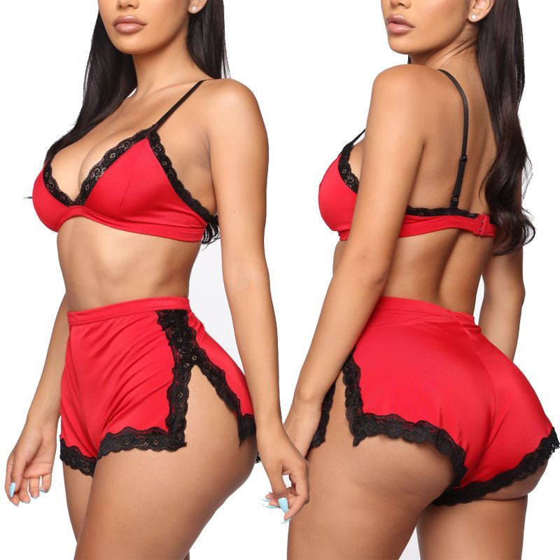 Women Sexy Sleepwear Lingerie Lace Bra - happyshop365247