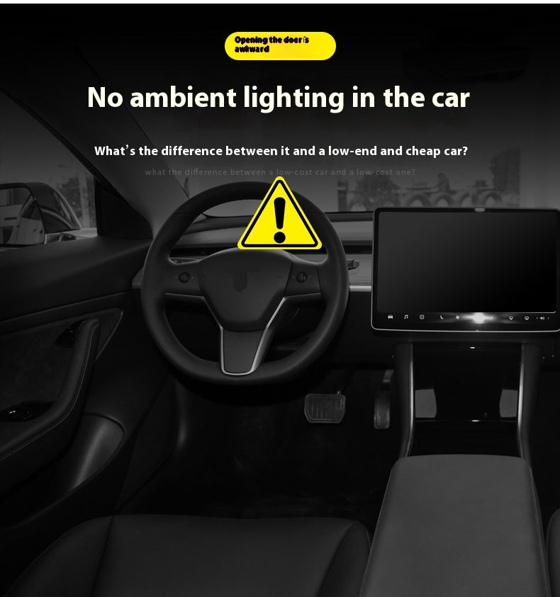 Car Atmosphere Light Car Interior Retrofitting Wireless Magnetic Led Atmosphere Light