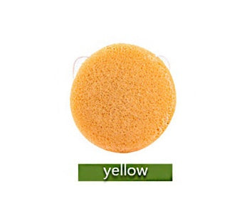 Natural Round Shap Konjac Sponge Face Cleaning Sponge - happyshop365247