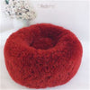 Round Long Hairy Autumn And Winter Nest Pad Cat Mattress - happyshop365247