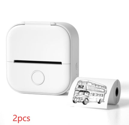 Portable Mini Thermal Label Printer Home Photo Printer Student Wrong Question Printer Bluetooth-compatible Mini Label Printer Price Tag - happyshop365247