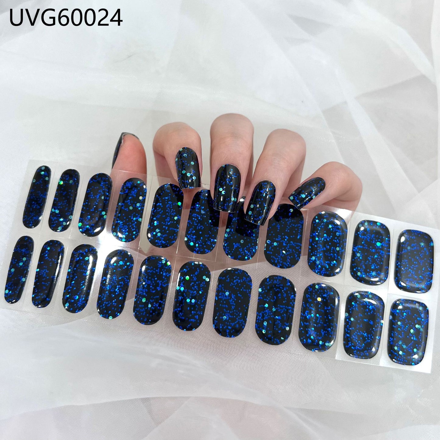 Blush Nail Stickers Uv Semi-baked Gel - happyshop365247