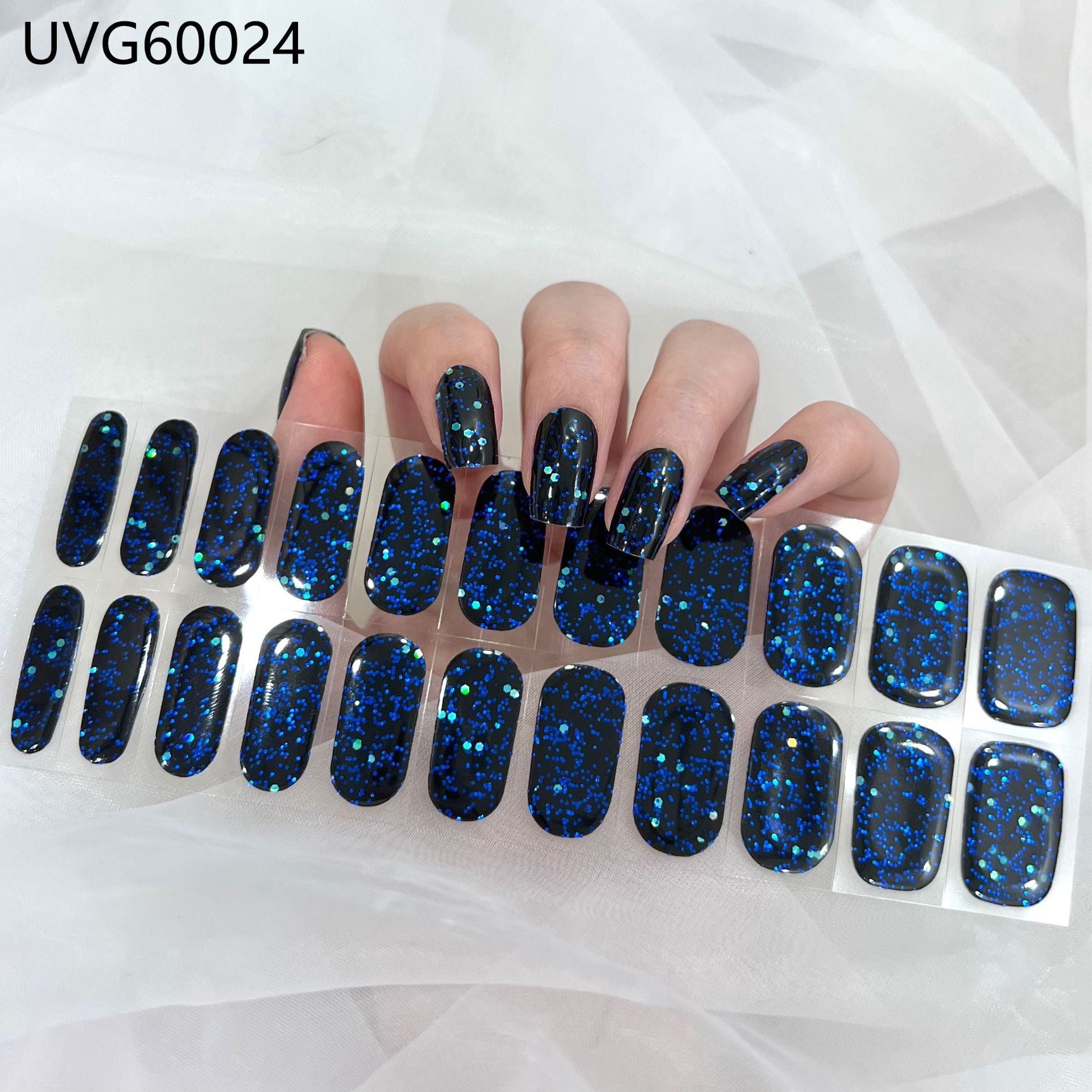 Blush Nail Stickers Uv Semi-baked Gel - happyshop365247