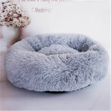 Round Long Hairy Autumn And Winter Nest Pad Cat Mattress - happyshop365247