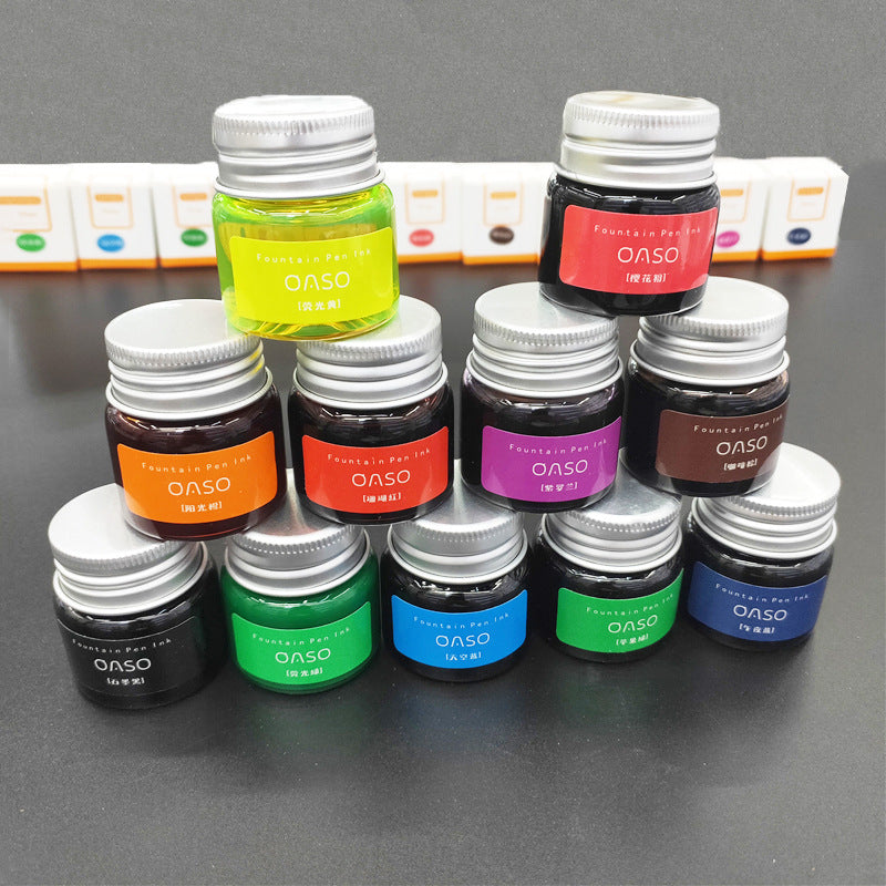 Fountain pen ink refill 20 ml bottle of ink for calligraphy