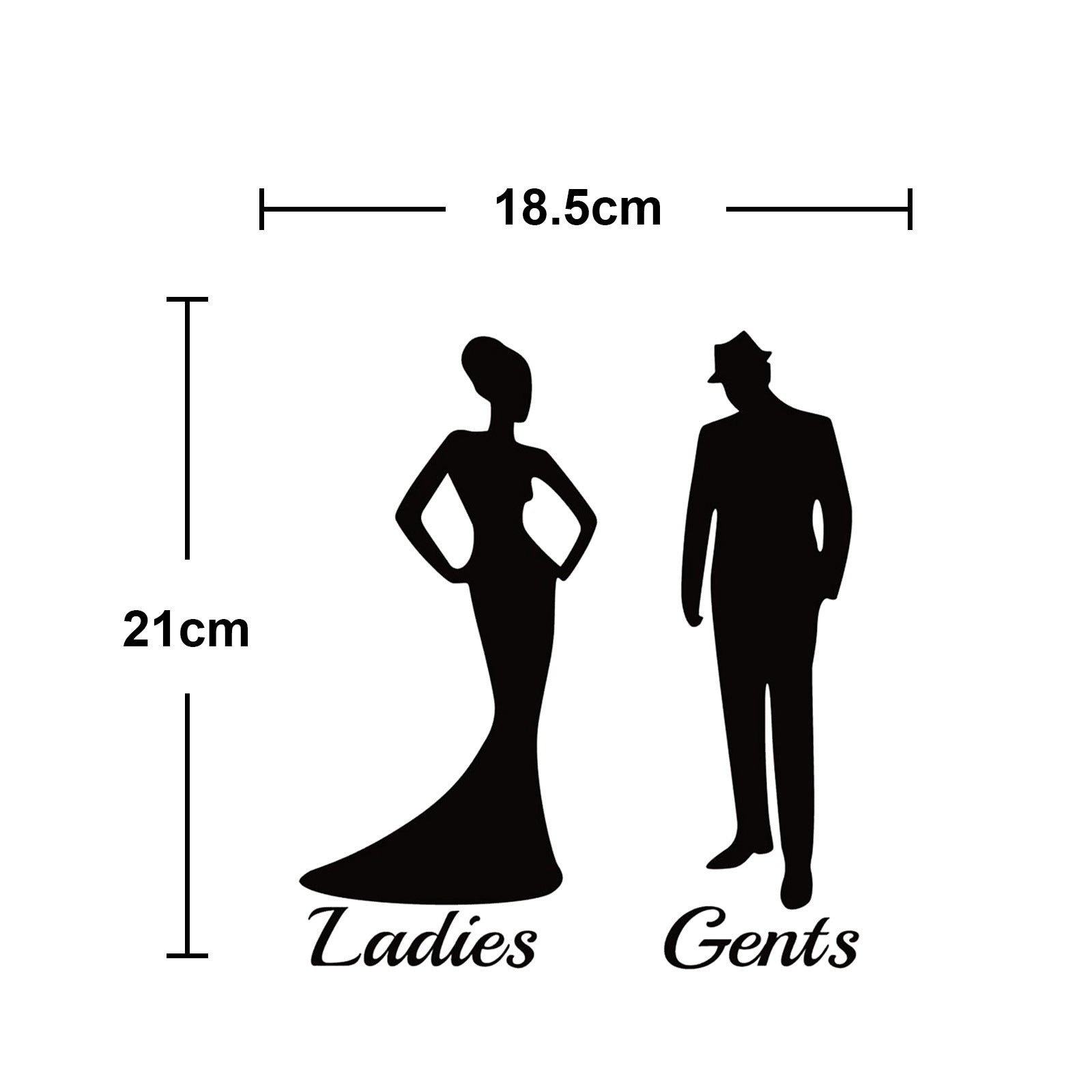 Home Bathroom Decor Wall Stickers Art Stickers Creative Home Decor Bathroom Cute Door Stickers - happyshop365247