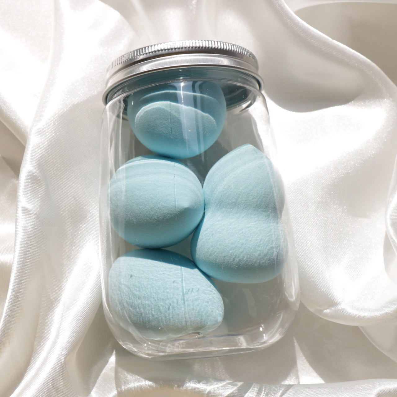 Canned Powder Puff Beauty Egg Box Makeup Sponge Set - happyshop365247