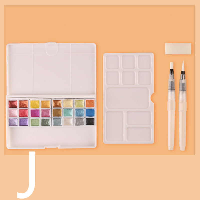 Solid Watercolor Paint Set Sketch Watercolor