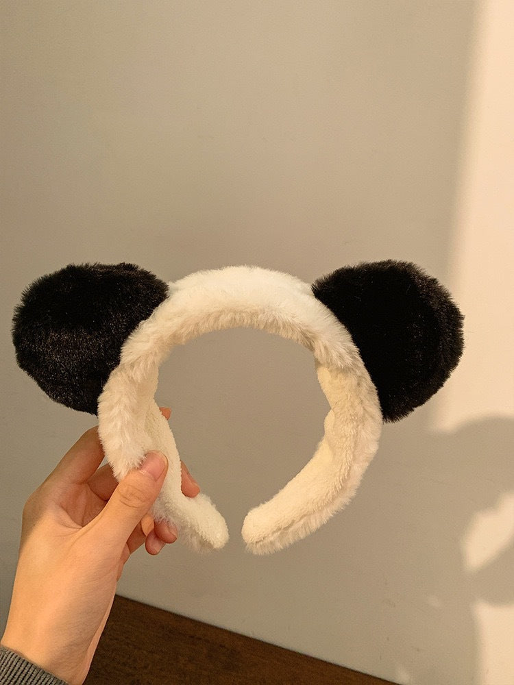 Cute Face Wash Hair Bands Female Cartoon Headwear Hair Band Headband Apply - happyshop365247