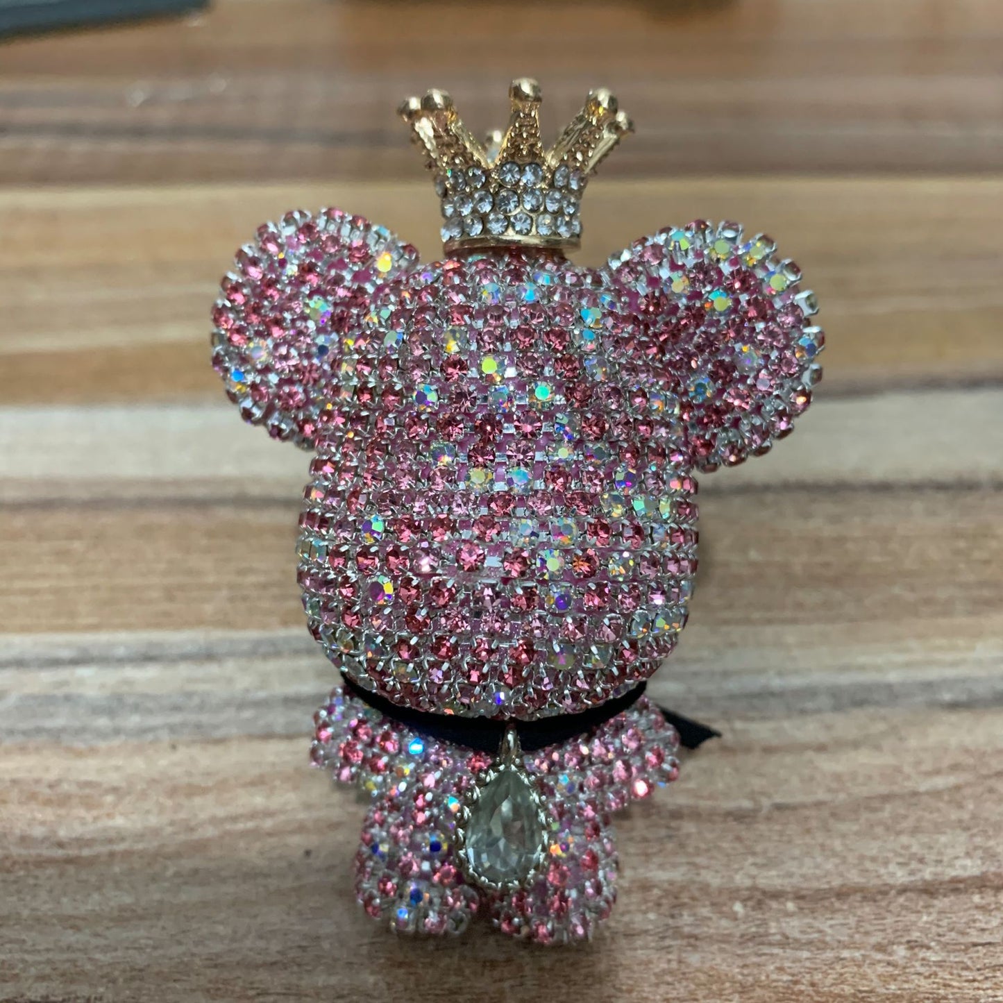 Creative Diamond-studded  Bear Perfume Clip For Car Air Outlet