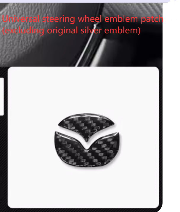 Atz Modified Steering Wheel Transparent Button Aluminum Alloy Decorative Sticker