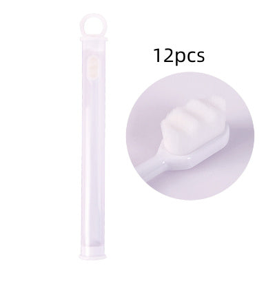 Ultra-fine Toothbrush Super Soft Bristle Deep Cleaning Brush Portable For Oral Care Tools Teeth Care Oral Cleaning Travel - happyshop365247