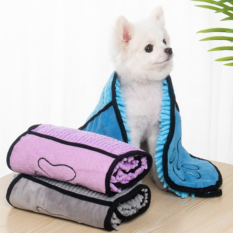 Dogs Cats Towels Super Absorbent Dog Bathrobe Microfiber Bath Towels Quick-Drying Cat Bath Towel For Pets Towel Dog Towels Pet Products - happyshop365247