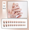 French Worn Removable Nails And Diamonds - happyshop365247
