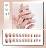 French Worn Removable Nails And Diamonds - happyshop365247