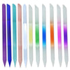 Full-color Cylindrical Glass Nail File Manicure Implement Manicure Household Double-headed Nail-free