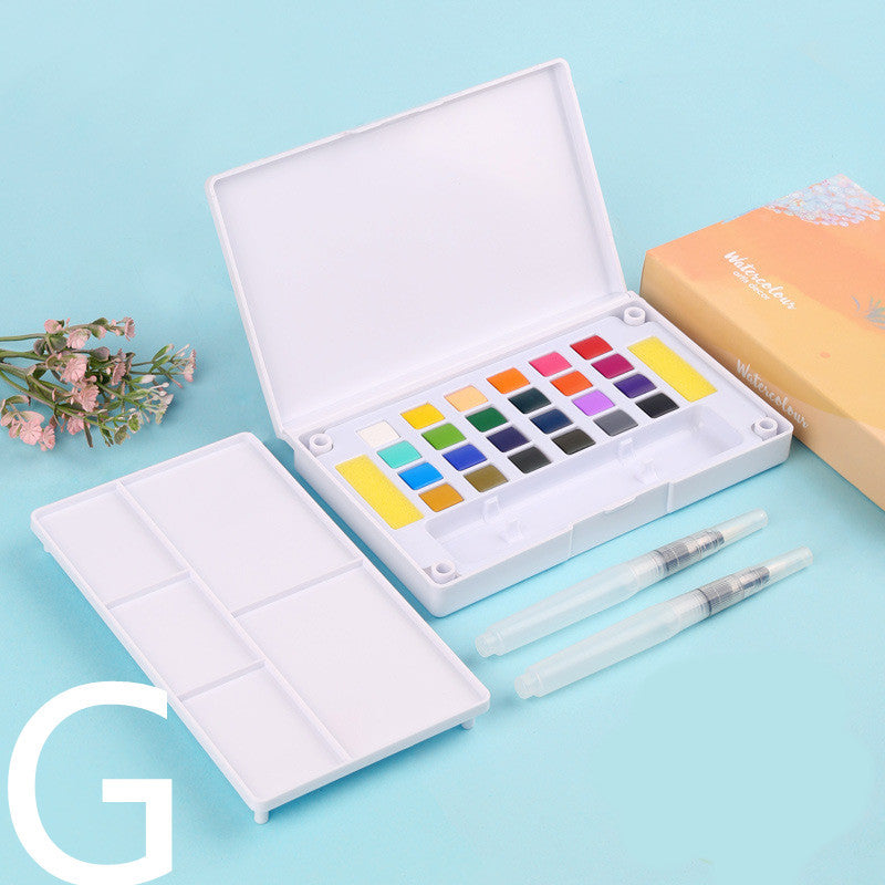 Solid Watercolor Paint Set Sketch Watercolor