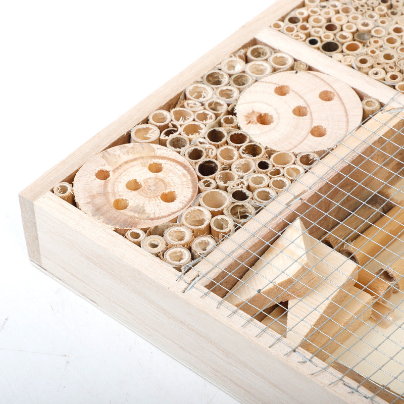 Creative wooden bee nest small house