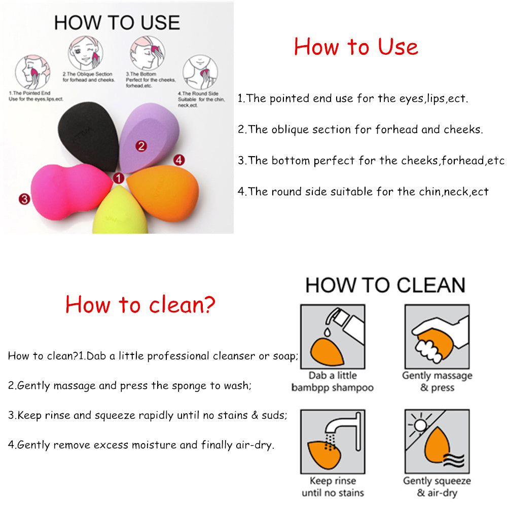 5 pack mini beauty eggs - happyshop365247