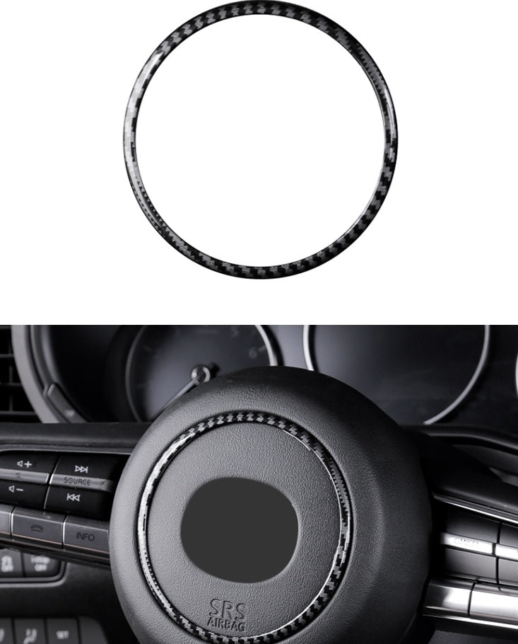 Mazda 3 Angkesaila modified interior carbon fiber decoration