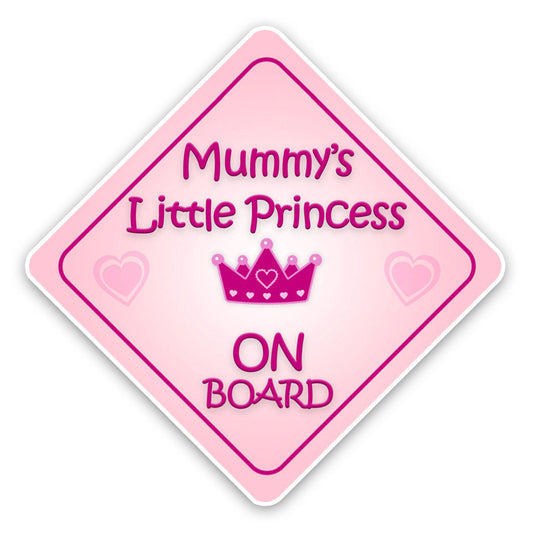 Little Princess Crown Car Sticker