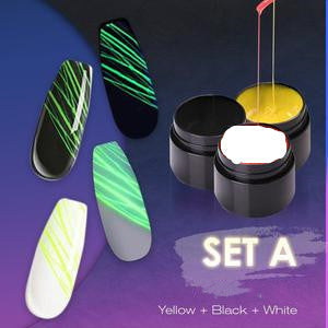 Manicure Luminous Nail Art Spider Nail Gel UV Nail Polish - happyshop365247