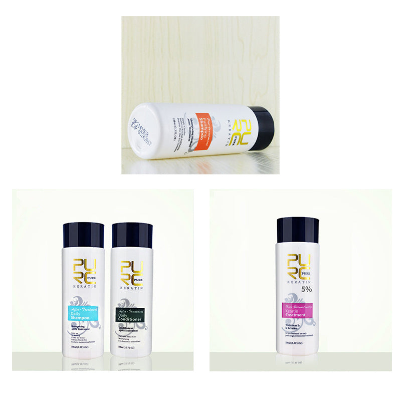 PURC Straightening Hair Repair And Straighten Damage Hair Products Brazilian Keratin Treatment Purifying Shampoo - happyshop365247