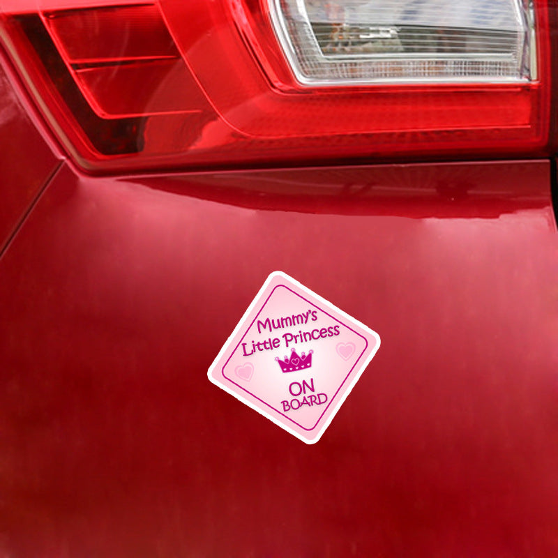 Little Princess Crown Car Sticker