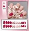 French Worn Removable Nails And Diamonds - happyshop365247