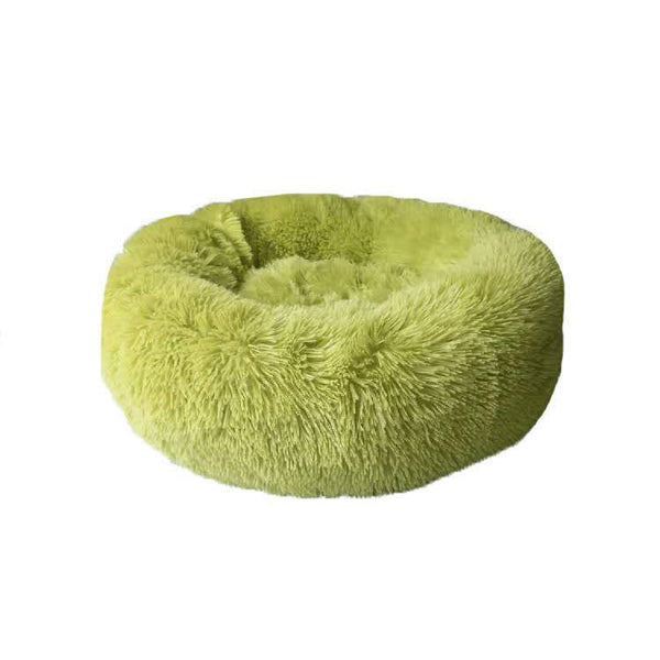 Round Long Hairy Autumn And Winter Nest Pad Cat Mattress - happyshop365247