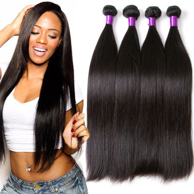Human hair straight hair Brazilin human straight hair Brazil hot sale natural color - happyshop365247