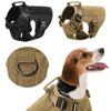 Military Tactical Dog Harness German Shepherd Adjustable Pet Dog Back - happyshop365247