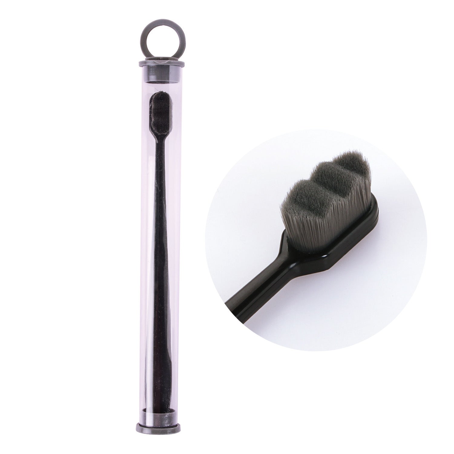 Ultra-fine Toothbrush Super Soft Bristle Deep Cleaning Brush Portable For Oral Care Tools Teeth Care Oral Cleaning Travel - happyshop365247