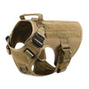Military Tactical Dog Harness German Shepherd Adjustable Pet Dog Back - happyshop365247