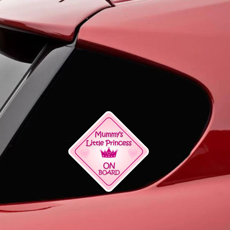 Little Princess Crown Car Sticker