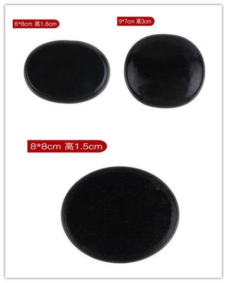 Beauty SPA Health Massage Energy Stone Natural Volcanic Hot Stone Back Essential Oil Massage Hot Stone - happyshop365247
