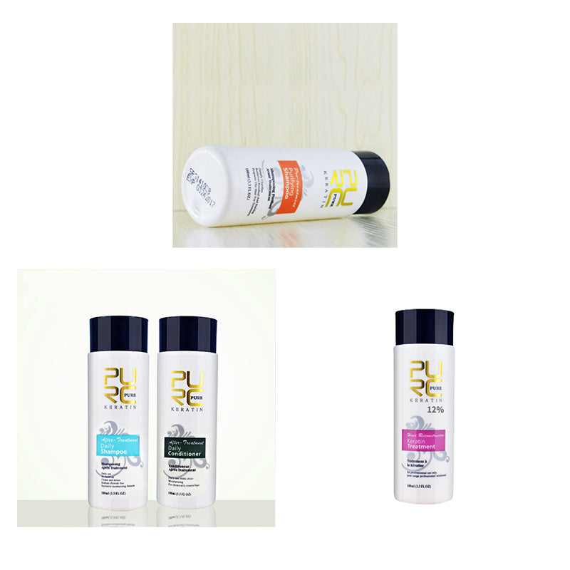 PURC Straightening Hair Repair And Straighten Damage Hair Products Brazilian Keratin Treatment Purifying Shampoo - happyshop365247