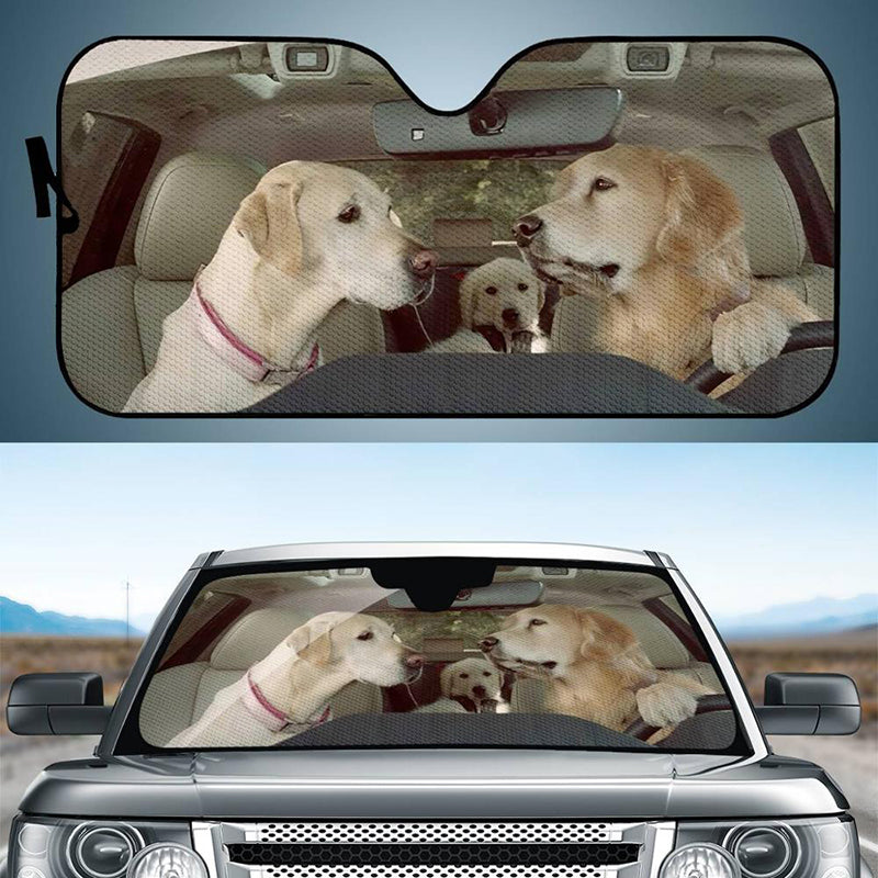 Car Sunshade Front Gear Heat Insulation Free Punch