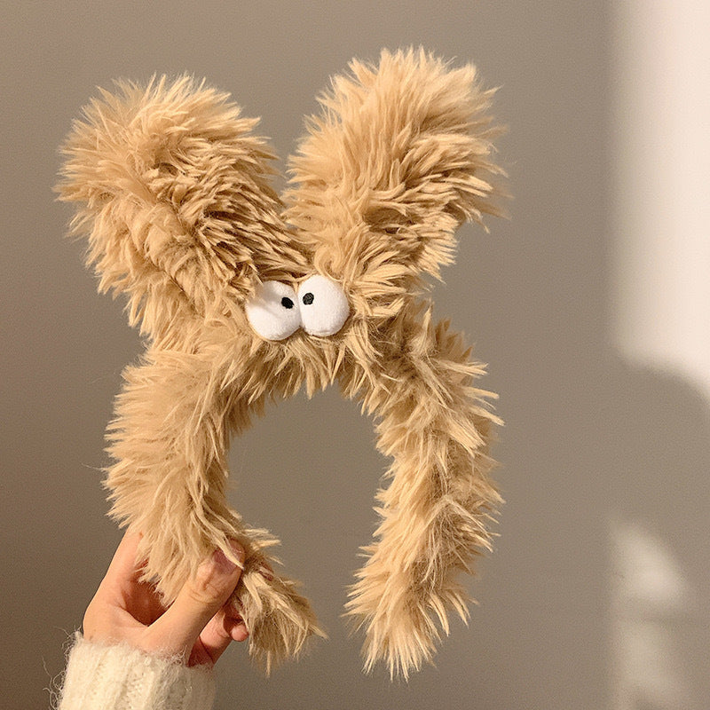 Cute Face Wash Hair Bands Female Cartoon Headwear Hair Band Headband Apply - happyshop365247