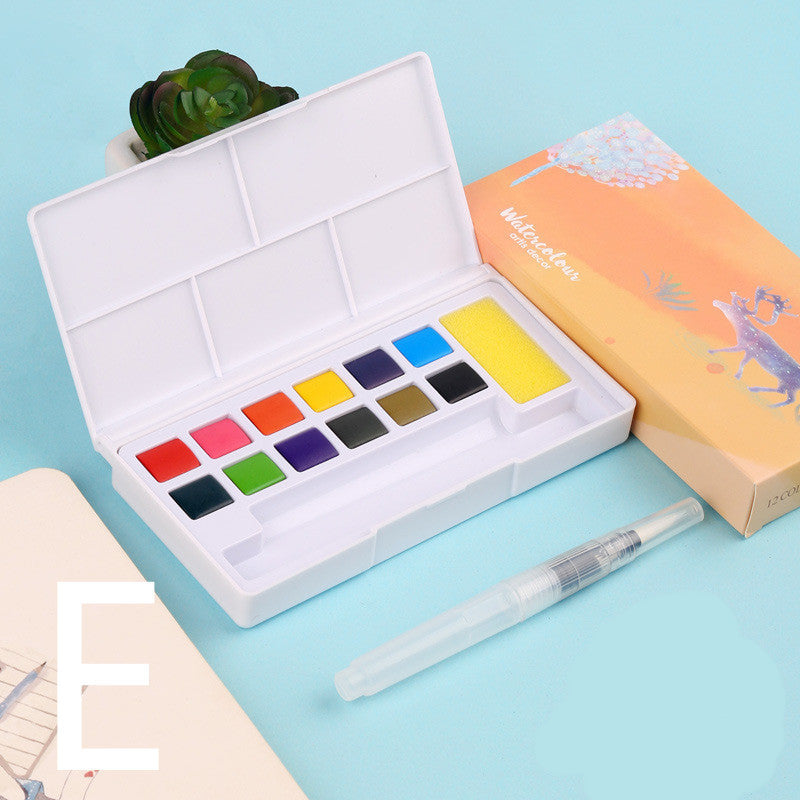 Solid Watercolor Paint Set Sketch Watercolor