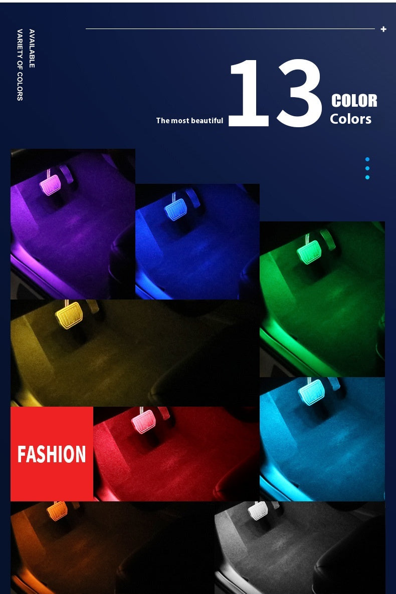 Car Atmosphere Light Car Interior Retrofitting Wireless Magnetic Led Atmosphere Light