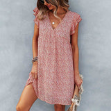 Loose Women's Dresses V-neck Sexy Skirts Amazon Summer New Products - happyshop365247