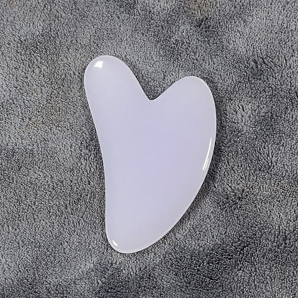 Resin Beeswax Heart-shaped Gu Sha Facial Scraping Sheet For Beauty Salon - happyshop365247