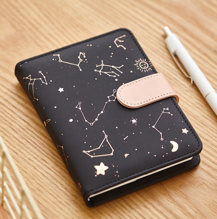 Stationery Star Leather Knitting Notebook Stationery Schedule Notepad Handbook