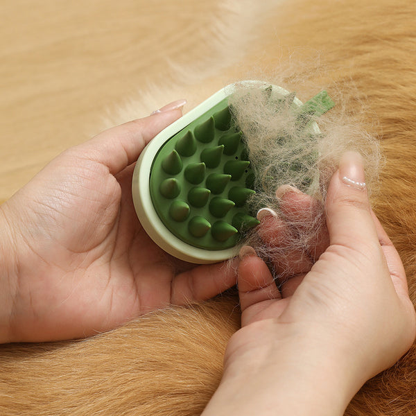 Soft Silicone Pets Hair Remover Comb Handheld Bath Shower Hair Shampoo Massage Brush For Dogs Cats Cleaning Tools Pet Products - happyshop365247